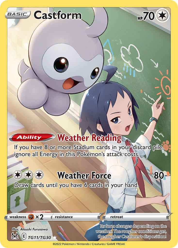 cheren and castform (pokemon and 2 more) drawn by blanco026