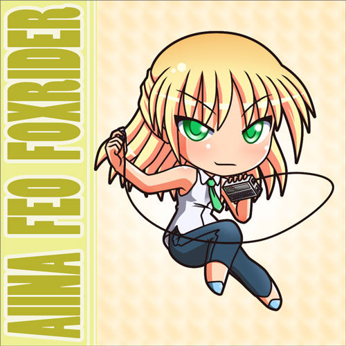 aiina foxrider (original) drawn by rakurakutei_ramen