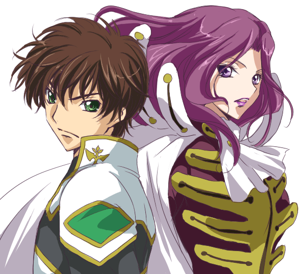 kururugi suzaku and cornelia li britannia (code geass) drawn by akina_tsukako