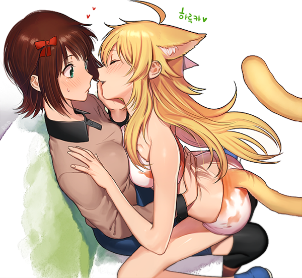 hoshii miki and amami haruka (idolmaster) drawn by rod_(rod4817)