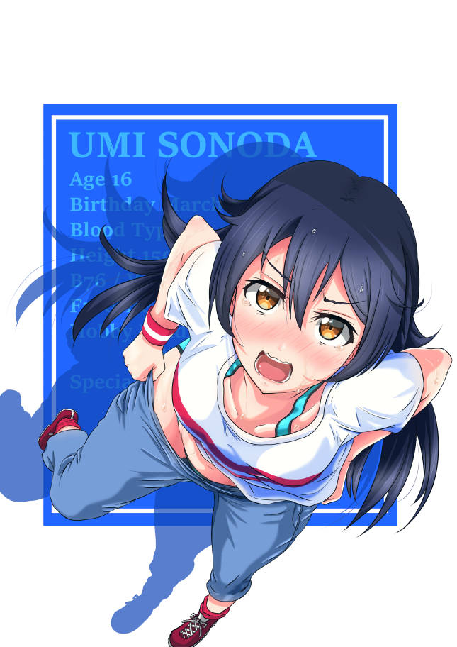 sonoda umi (love live! and 1 more) drawn by daikichi