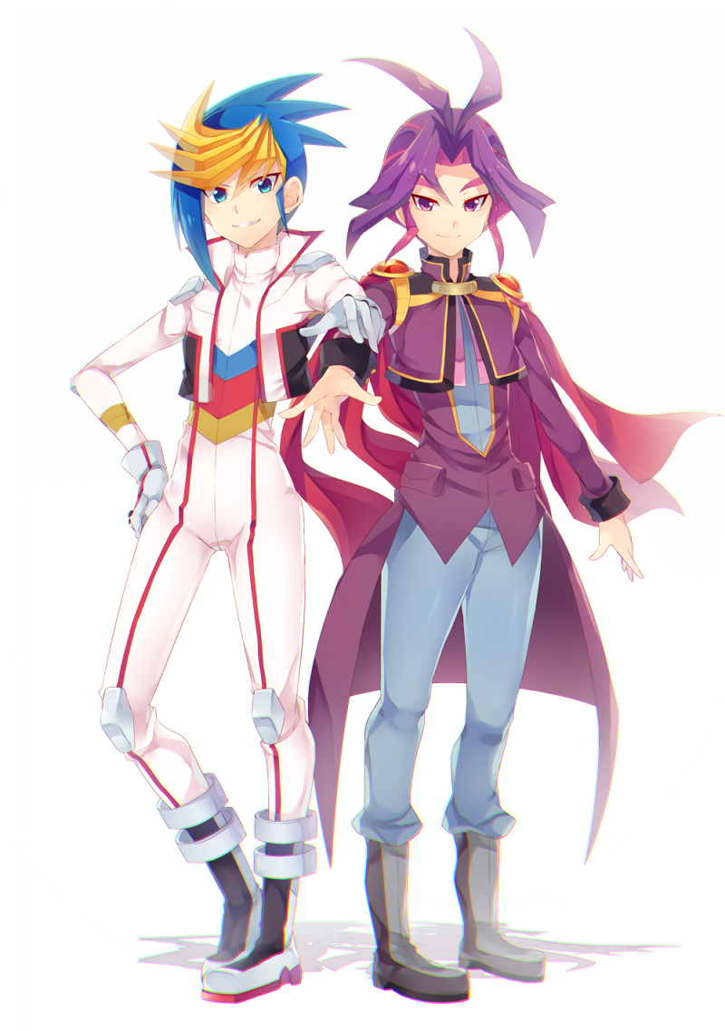 hugo and joeri (yu-gi-oh! and 1 more) drawn by rento_(rukeai)