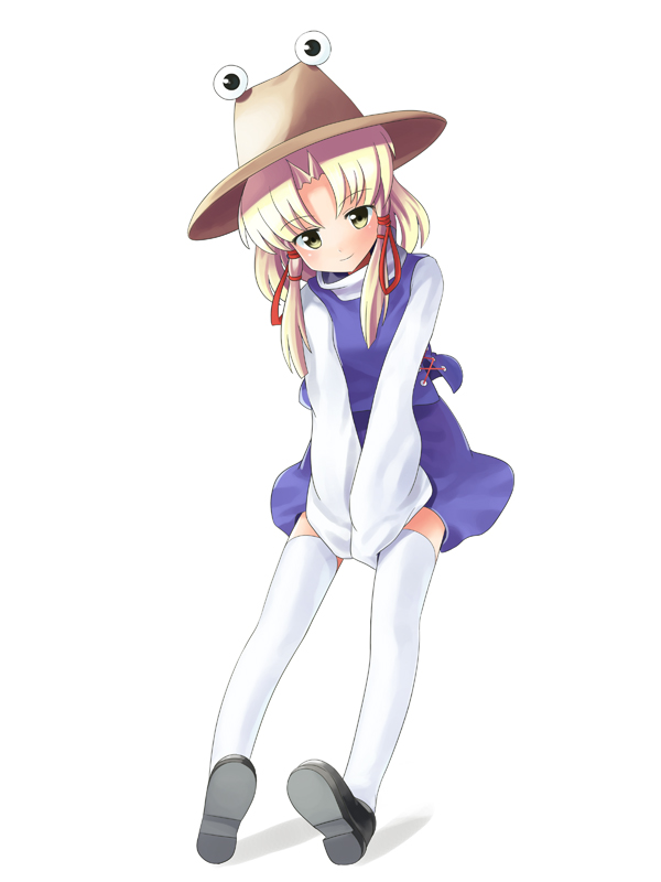 moriya suwako and pyonta (touhou) drawn by elixir16