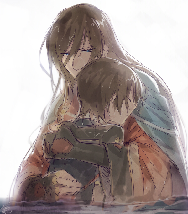 izumi-no-kami kanesada and horikawa kunihiro (touken ranbu) drawn by hebino_rai