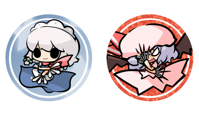 remilia scarlet and izayoi sakuya (touhou) drawn by saku_(osake_love)