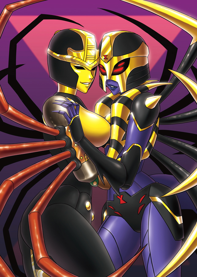 blackarachnia (transformers and 3 more) drawn by quere