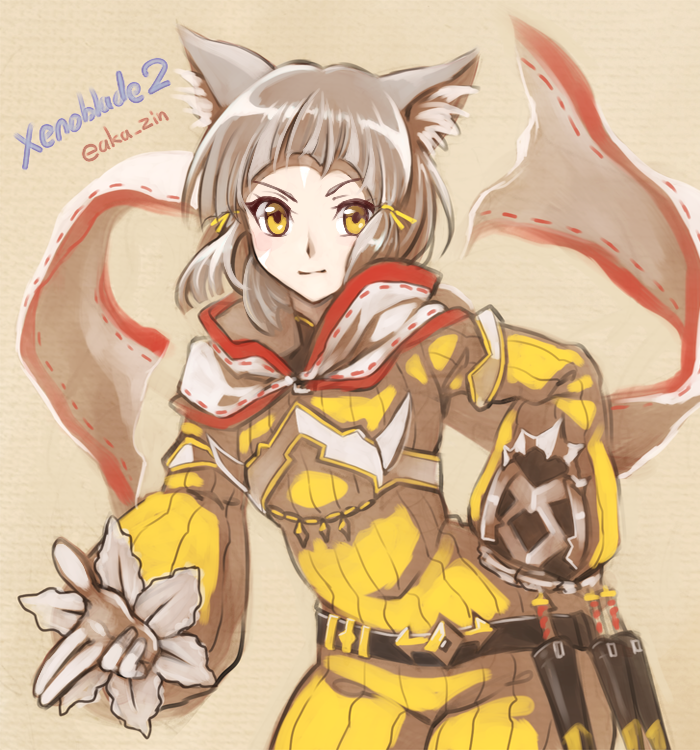 nia (xenoblade chronicles and 1 more) drawn by zin_(mame_denkyu)