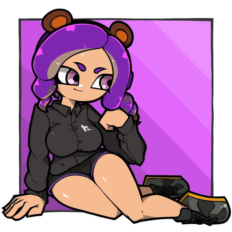 octoling player character and octoling girl (splatoon) drawn by name_omoitukan2