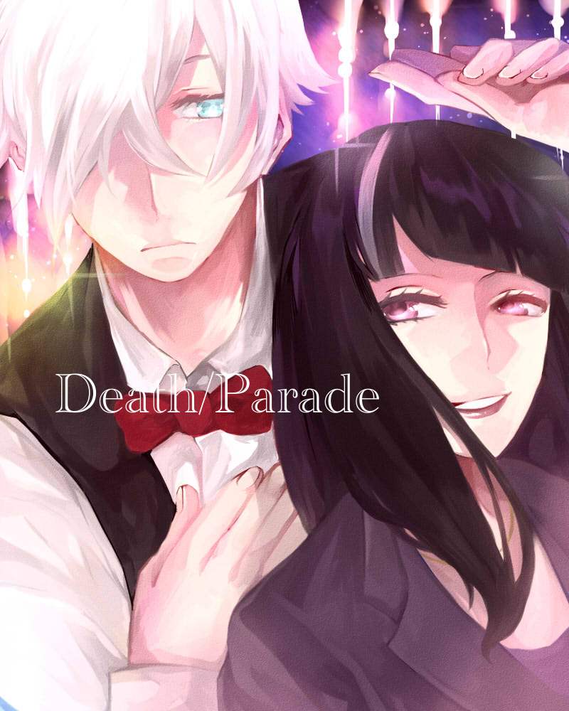 kurokami no onna and decim (death parade) drawn by kiiya_(torotti)