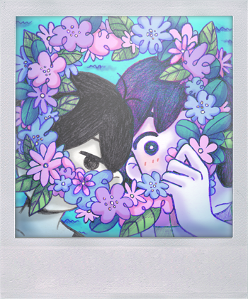 omori and kel (omori) drawn by omocat