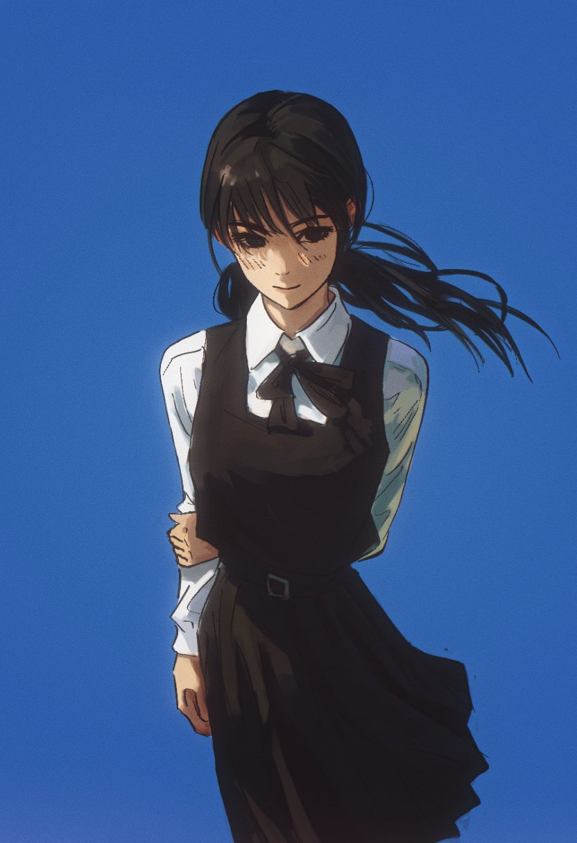 mitaka asa (chainsaw man) drawn by yao_liao_wang