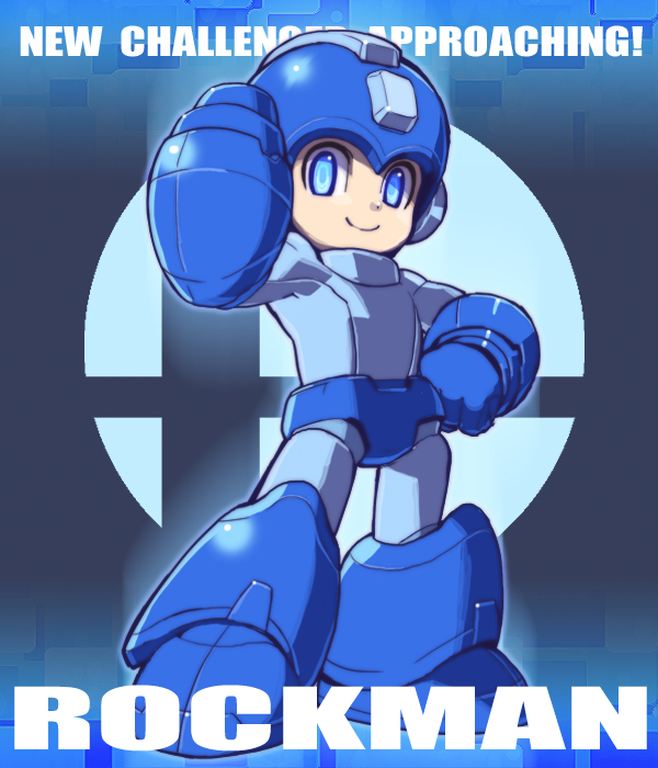mega man (super smash bros. and 1 more) drawn by tonami_kanji