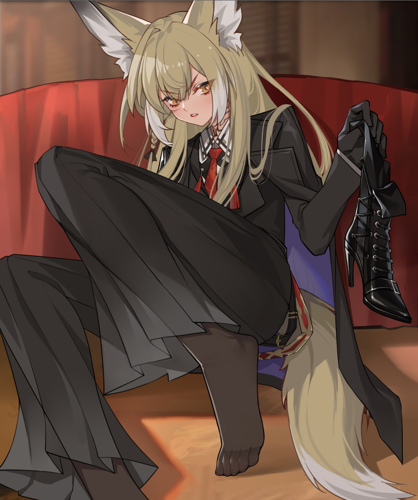 vulpisfoglia (arknights) drawn by xssh