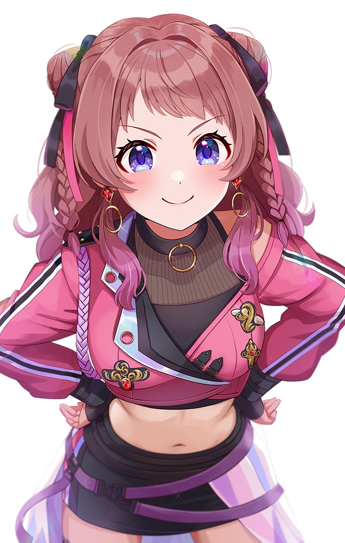 hanami saki (idolmaster and 1 more) drawn by sakura_ran