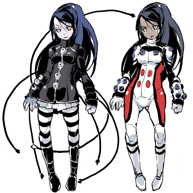 karima shapandar and serafina (marvel and 1 more) drawn by najimi_shin