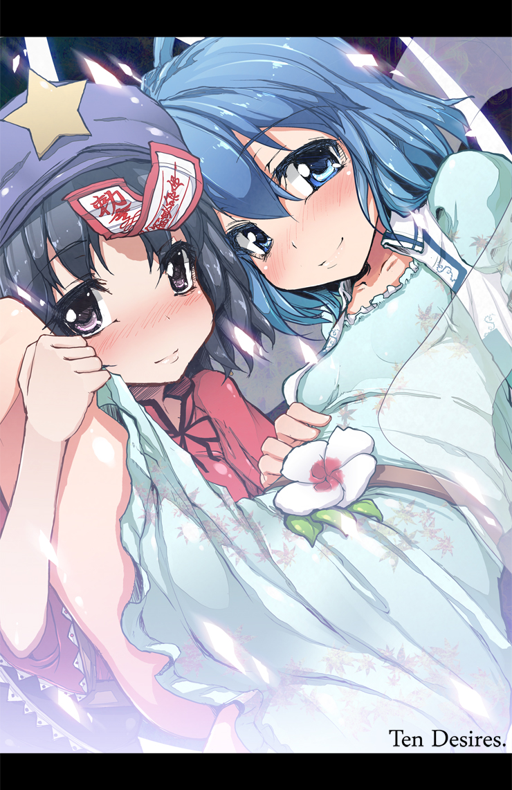 kaku seiga and miyako yoshika (touhou) drawn by rougetsu_(eclipse)
