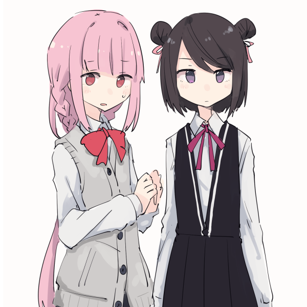 tamaki iroha and kuroe (mahou shoujo madoka magica and 1 more) drawn by shiroshi_(denpa_eshidan)