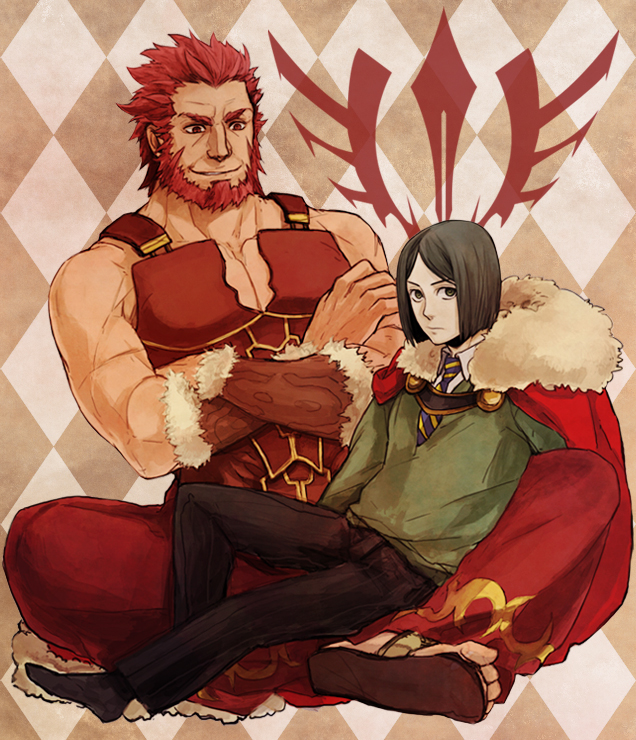 iskandar and waver velvet (fate and 1 more) drawn by imanatsu