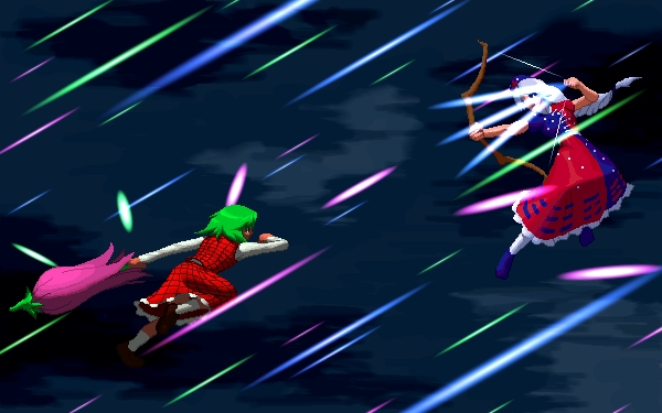kazami yuuka and yagokoro eirin (touhou and 2 more) drawn by daime_fusonzai