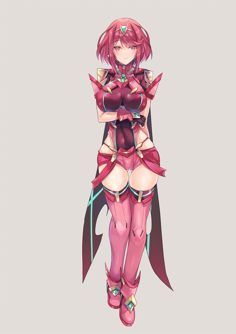 pyra (xenoblade chronicles and 1 more) drawn by inoue_takuya_(tactactak)