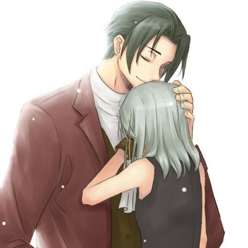 miles edgeworth and franziska von karma (ace attorney and 2 more) drawn by miniyu