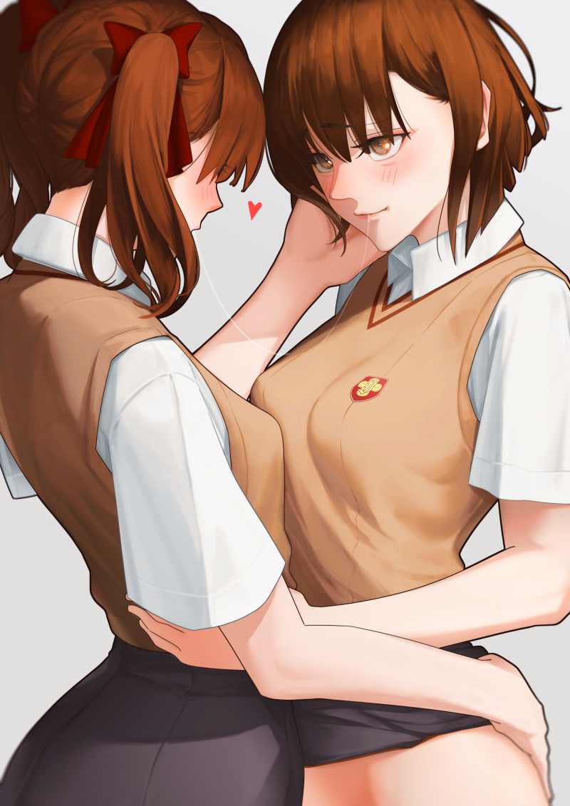 misaka mikoto and shirai kuroko (toaru majutsu no index and 1 more) drawn by tamamoice