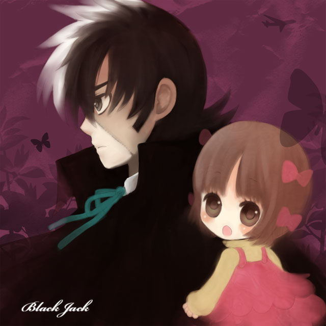 black jack and pinoko (black jack) drawn by suzushiro_haru
