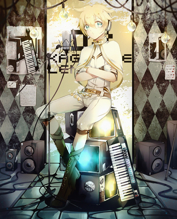 kagamine len (vocaloid and 1 more) drawn by bananaxcs7