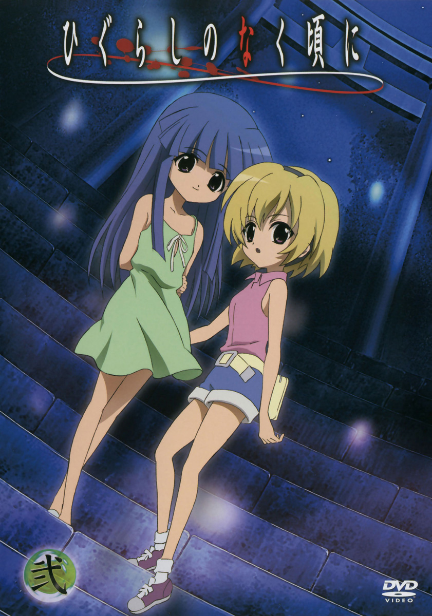 furude rika and houjou satoko (higurashi no naku koro ni) drawn by sakai_kyuuta
