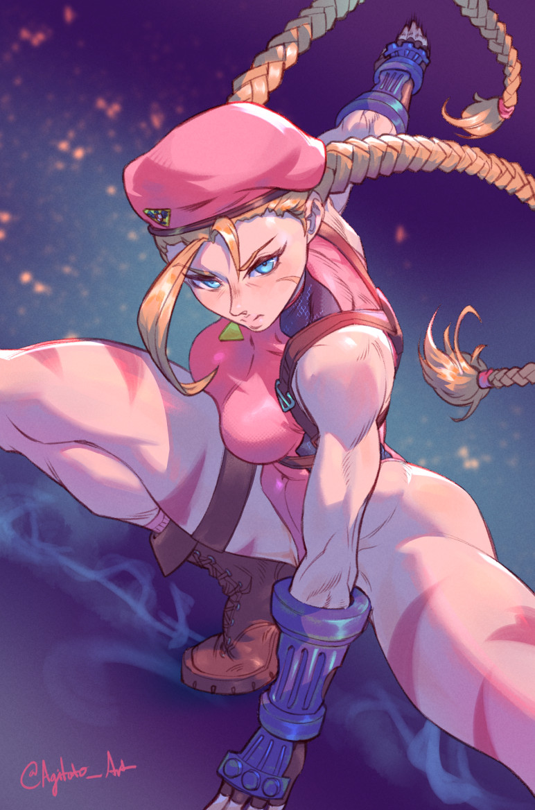 cammy white (street fighter and 2 more) drawn by agitato