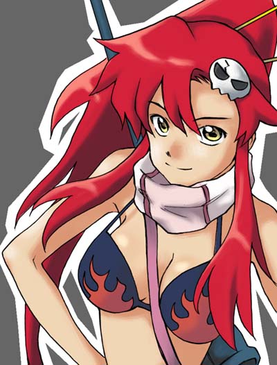 yoko littner (tengen toppa gurren lagann) drawn by sugiyama_shinnosuke