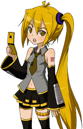 akita neru (vocaloid) drawn by maso_(ascii_art)