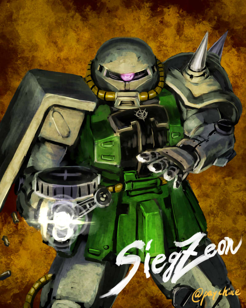 zaku ii and zaku (gundam and 1 more) drawn by shinpei_(shimpay)