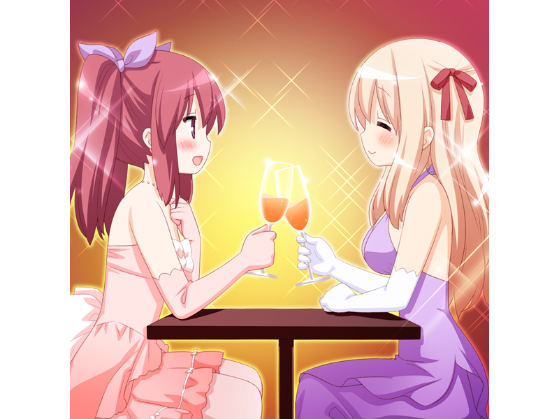 oda nanami and matsubara yuuna (sono hanabira ni kuchizuke wo) drawn by kani_biimu