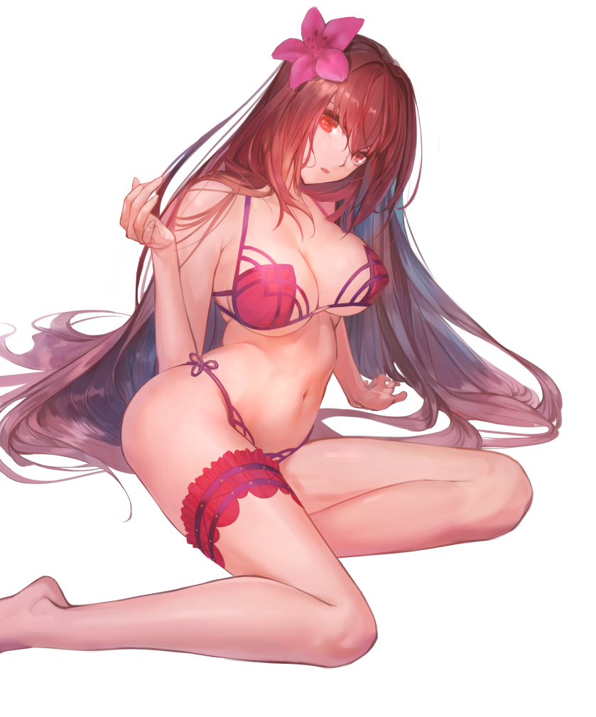 scathach (fate and 1 more) drawn by ya99ru