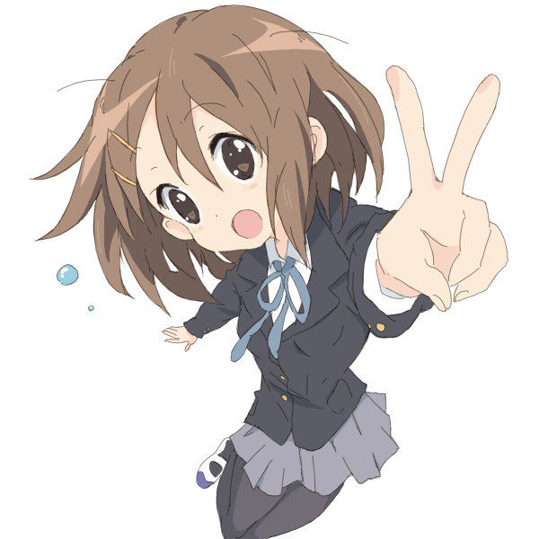 hirasawa yui (k-on!) drawn by core_(mayomayo)
