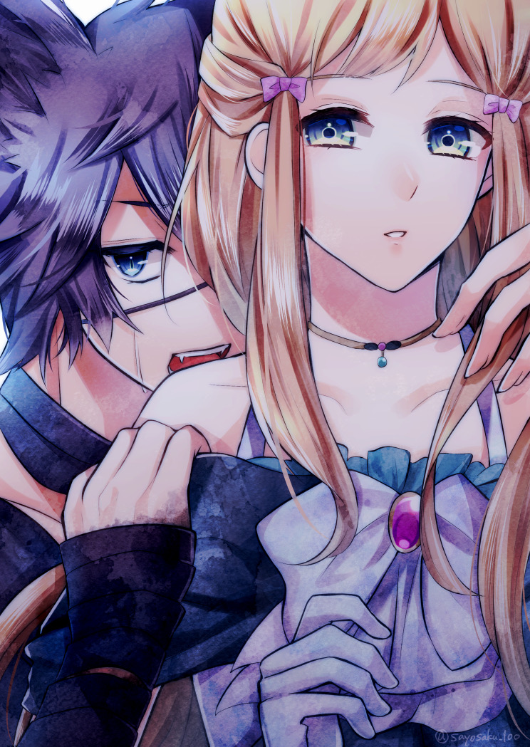 fiona galland and rath vogart (black wolves saga) drawn by koyoru_4170