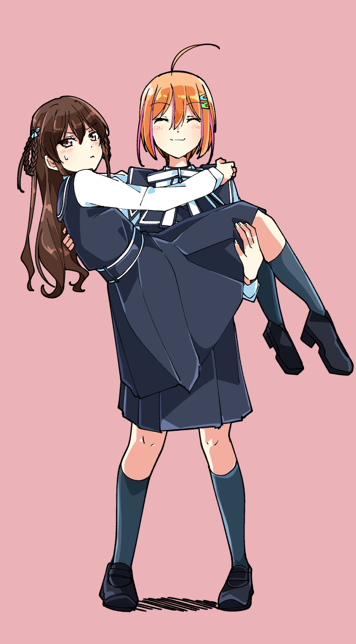 tachikawa ayaka and himuro mizuki (22/7) drawn by trefle_r