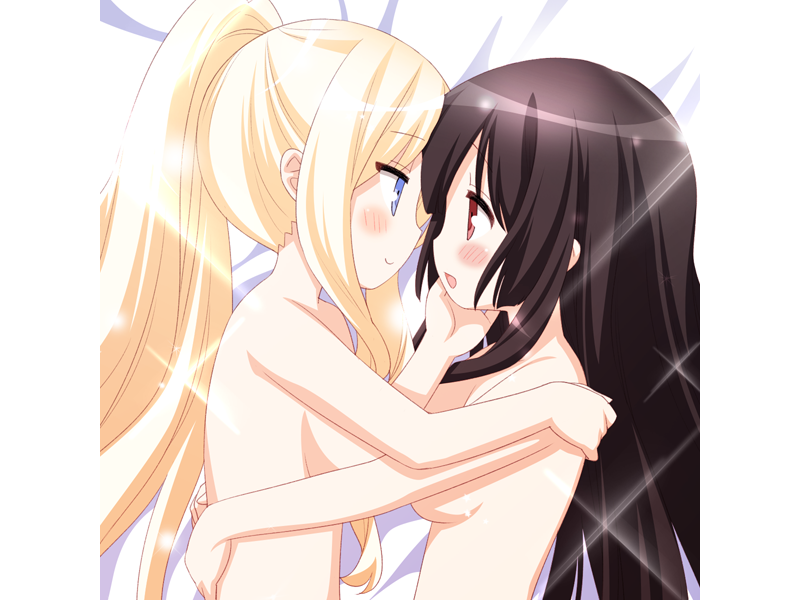 shitogi eris and kirishima shizuku (sono hanabira ni kuchizuke wo) drawn by kani_biimu