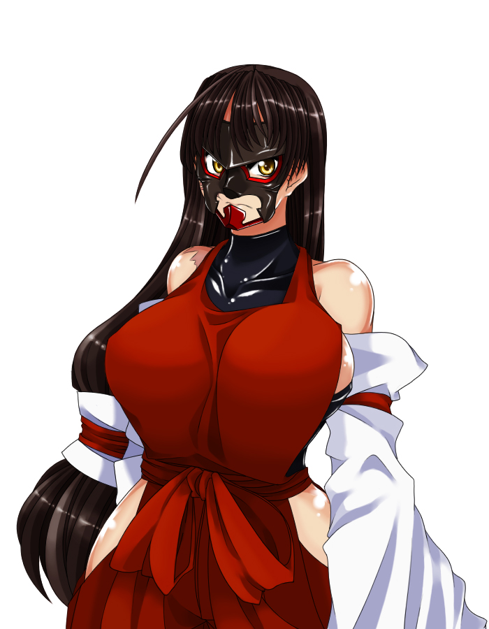sendai hakurei no miko and mister bushido (original and 4 more) drawn by yo-rindou