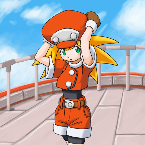 roll caskett (mega man and 1 more) drawn by shinonome_(game_hakkutsu_tai)