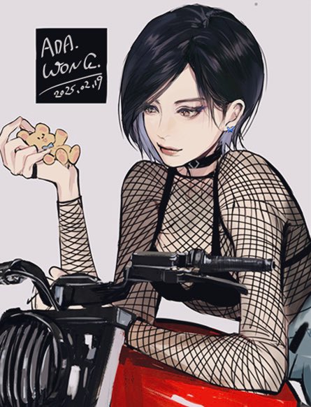 ada wong (resident evil and 1 more) drawn by meow_(cindy738)