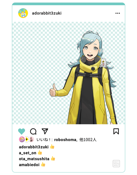 okiura mizuki (instagram and 1 more) drawn by driftwoodwolf
