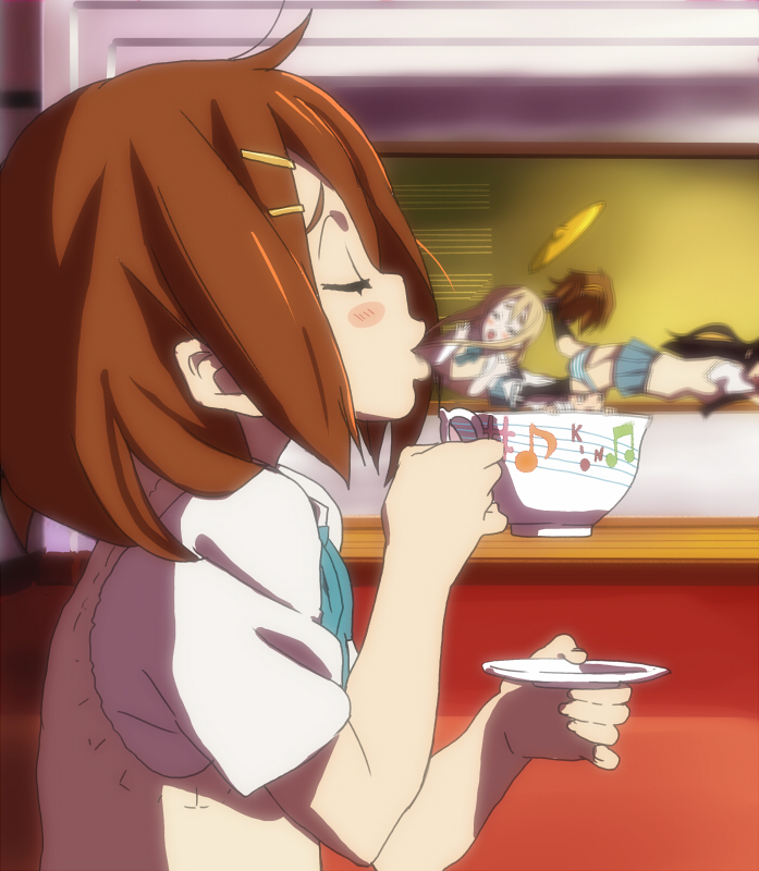 akiyama mio, hirasawa yui, tainaka ritsu, and kotobuki tsumugi (k-on!) drawn by watanore