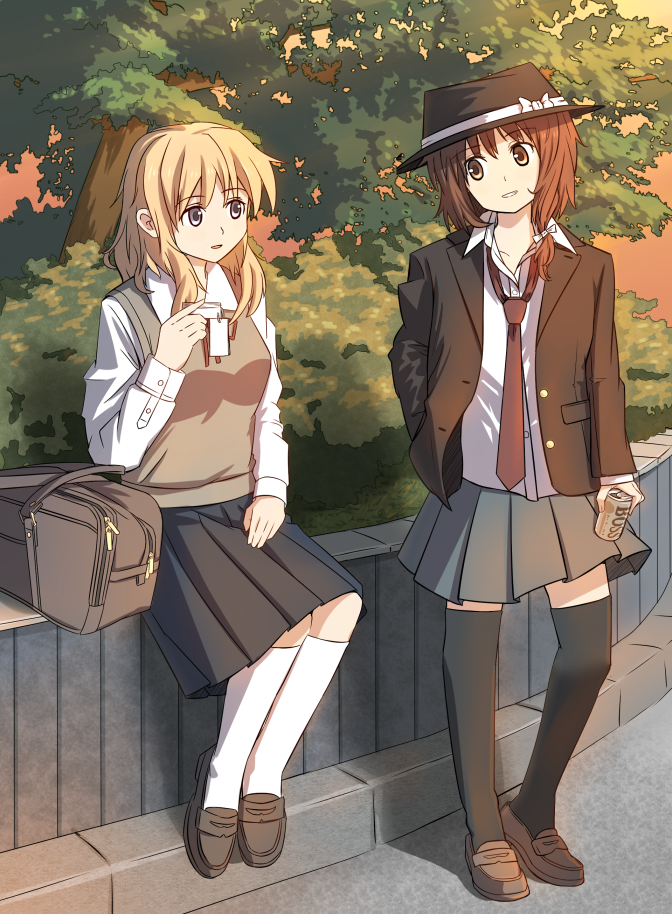 usami renko and maribel hearn (touhou) drawn by unagi_sango