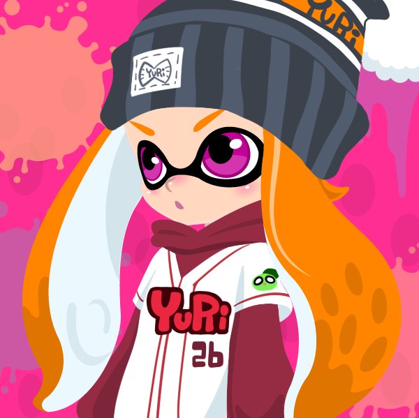 inkling player character and inkling girl (splatoon and 1 more) drawn by eromame