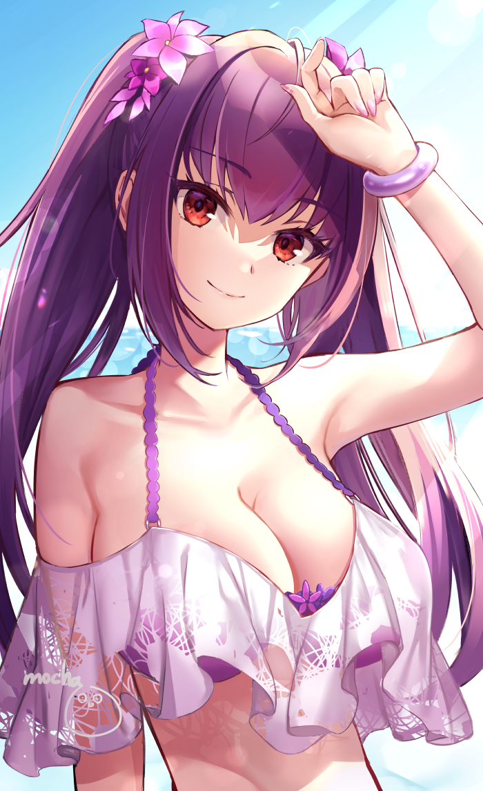 scathach and scathach skadi (fate and 1 more) drawn by omochimochi