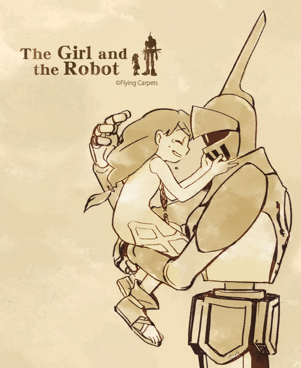 the girl and the robot (the girl and the robot) drawn by monaka_(siromona)