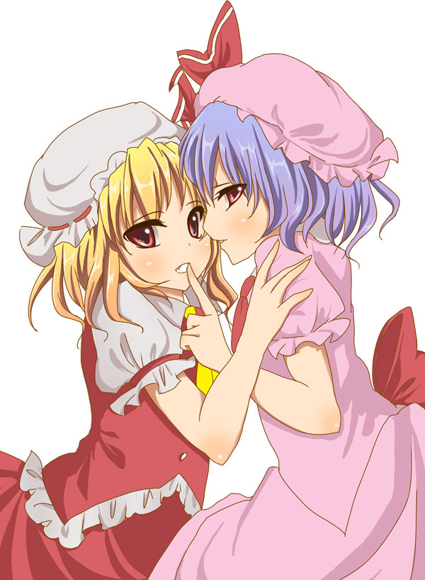 remilia scarlet and flandre scarlet (touhou) drawn by pan_futoshi