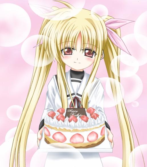 fate testarossa (lyrical nanoha and 1 more) drawn by raika_haruna